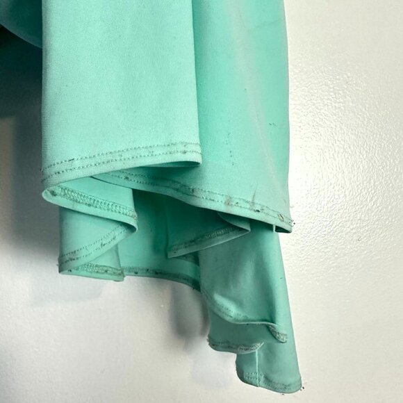 KATIE MAY Great Kate Ruched Gown in Supercharged Mint Size Large - Picture 13 of 16